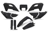 UFO Black Plastic Kit for Husqvarna: FE350s (2024-2025), FE350w (2024), FE450 (2024-2025), FE501s (2024-2025), FE501w (2024), TE150 (2024-2025), TE250 (2024-2025), TE300 (2024-2025), TE300 Pro (2025)