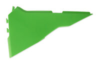 Polisport Green Airbox Covers for Kawasaki: KX250F (2025-2026), KX250X (2025-2026), KX450F (2024-2026), KX450F 50th Anniversary Edition (2024), KX450SR (2024-2026), KX450X (2024-2026)