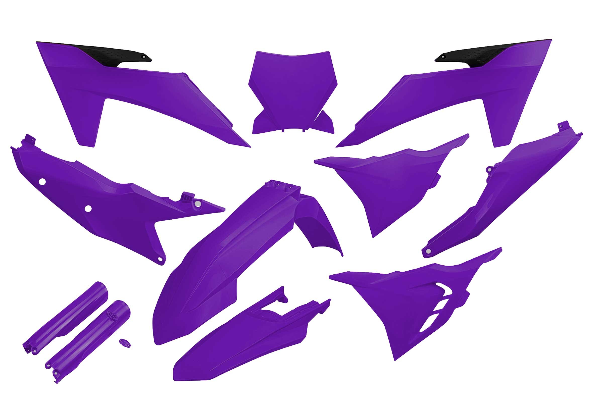 UFO Purple Plastic Kit 2224 KTM SXF, XC, XCF