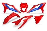 UFO OEM Color Red/Blue Plastic Kit for Beta: 125 RR (2023-2024), 125 RR Race Edition (2023-2024), 200 RR (2023-2024), 200 RR Race Edition (2023-2024), 250 RR (2023-2024), 250 RR Race Edition (2023-2024), 300 RR (2023-2024), 300 RR Race Edition (2023-2024), 350 RR (2023-2024), 3...and more
