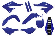 Mix & Match Plastic Kit Lower Forks & Seat Cover for 22-26 Yamaha YZ125, YZ250