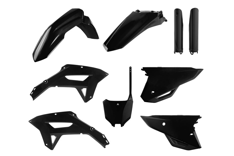 Polisport Black Plastic Kit Honda: CRF250RX (2022-2024), CRF450RX