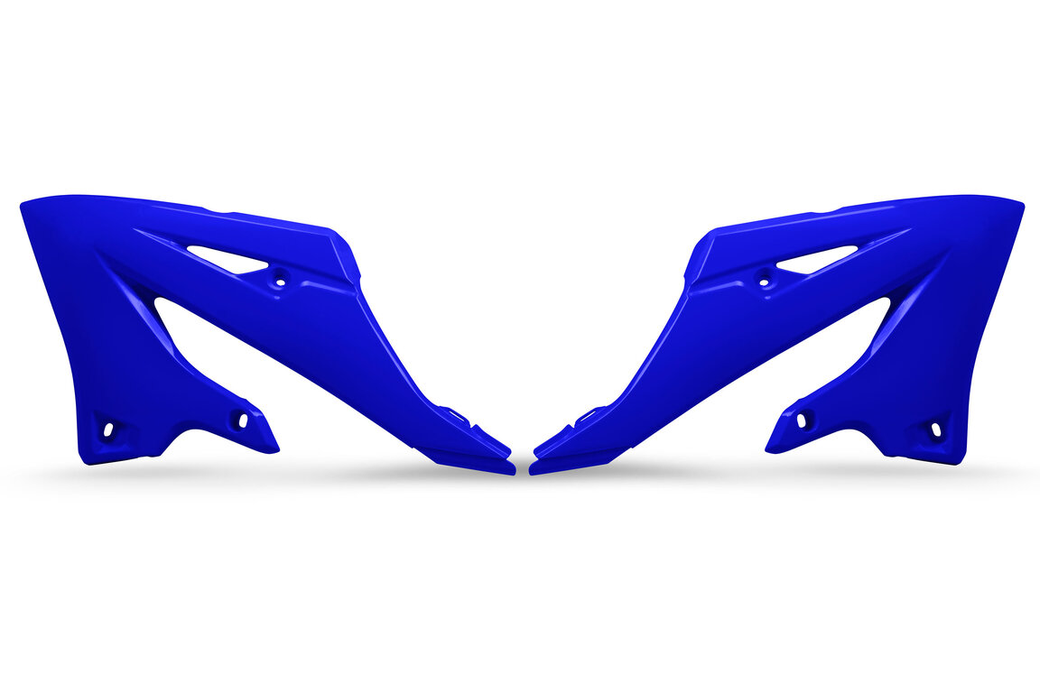 UFO Blue Radiator Shroud Set for Yamaha: YZ125 (2002-2027), YZ125X (2020-2027), YZ250 (2002-2027), YZ250X (2016-2027)