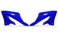 UFO Blue Radiator Shroud Set for Yamaha: YZ125 (2002-2026), YZ125X (2020-2026), YZ250 (2002-2026), YZ250X (2016-2026)
