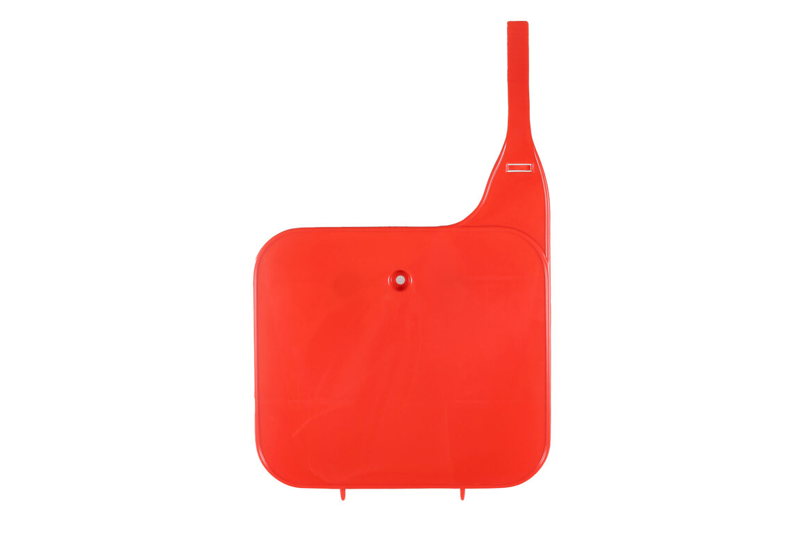 UFO UFO Red 061 Front Number Plate for Honda: CR125R (1987-1994), CR250R (1987-1994), CR500R (1986, 1990-1994)