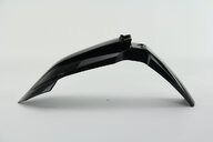 UFO Black Front Fender replacement plastics for 22-26 KTM EXCF, SX, SXF, XC, XCF, XCW, XW dirt bikes 360 view