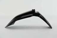 UFO Black Front Fender replacement plastics for 22-27 KTM EXCF, SX, SXF, XC, XCF, XCW, XW dirt bikes 360 view