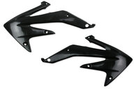 UFO Black Radiator Shroud Set for Honda: CRF450R (2005-2008)