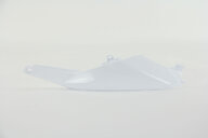 Left Side UFO Ceramic White Side Number Plates with Airbox Cover replacement plastics for 22-26 KTM EXCF, SMR, SX, SXF, XC, XCF, XCW, XW dirt bikes.