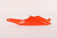 Left Side UFO Orange Side Number Plates with Airbox Cover replacement plastics for 22-27 KTM EXCF, SMR, SX, SXF, XC, XCF, XCW, XW dirt bikes.