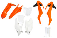 UFO OEM 18 w/ Forks Plastic Kit for KTM: EXC300 (2017-2018), SX125 (2016-2018), SX150 (2016-2018), SX250 (2017-2018), SXF250 (2016-2018), SXF250FE (2015-2017), SXF350 (2016-2018), SXF450 (2016-2018), SXF450FE (2015-2016), XC250 (2017-2018), XC300 (2018), XCF250 (2016-2018), ...and more