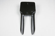 UFO Black Front Number Plate for Suzuki: RM80 (1986-1989, 1991-1999)