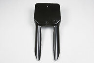 UFO Black Restyled Front Number Plate for Suzuki: RM80 (1986-1989, 1991-1999)