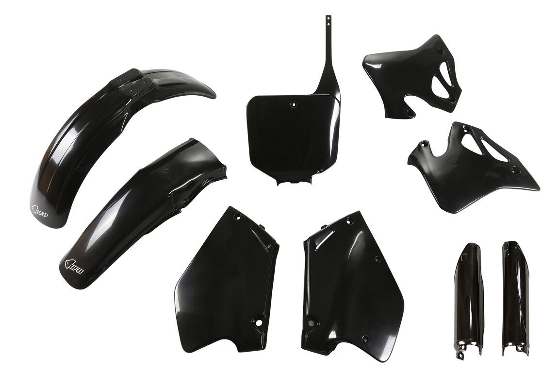 UFO Black Plastic Kit for Honda: CR125R (1995-1997), CR250R (1995-1996)
