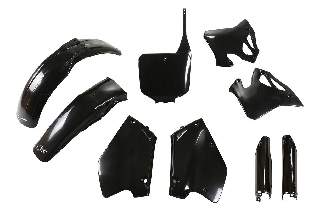 UFO Black Plastic Kit fits Honda: CR125R (1995-1997), CR250R (1995