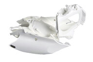 UFO White Airbox Side Panel Assembly for KTM: EXC125 (2012-2013), EXC200 (2012-2013), EXC250 (2012-2013), EXC250F (2012-2015), EXC300 (2012-2014), EXC350F (2012-2015), SX125 (2011-2015), SX150 (2011-2015), SX250 (2011-2016), SXF250 (2011-2015), SXF350 (2011-2015), SXF450 (2011-20...and more