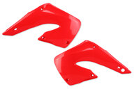 Polisport Red Radiator Shroud Set for Honda: CR125R (2000-2001), CR250R (2000-2001)