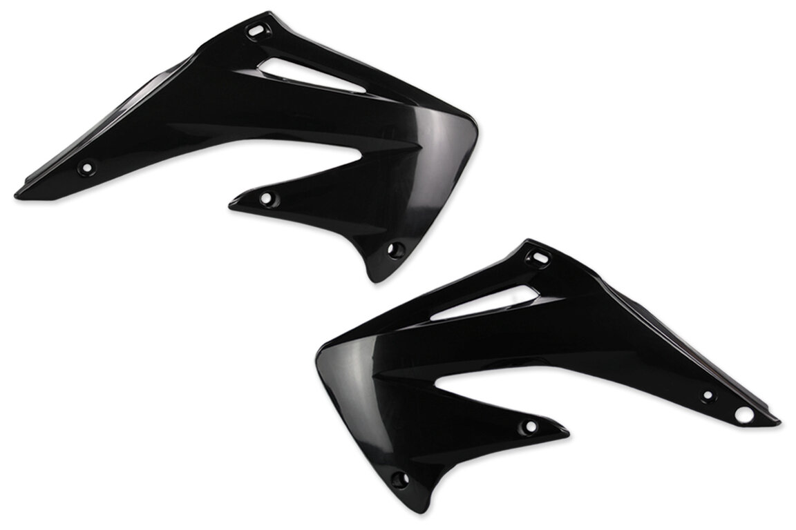 Polisport Black Radiator Shroud Set for Honda: CRF450R (2002-2004)