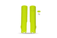 UFO Yellow Lower Fork Guards for Husqvarna: FC250 (2023-2027), FC250 Factory Edition (2025-2026), FC250 Rockstar Edition (2022-2024), FC350 (2023-2027), FC350 Heritage (2023, 2025), FC450 (2023-2027), FC450 Factory Edition (2025-2026), FC450 Rockstar Edition (2022-2024), ...and more
