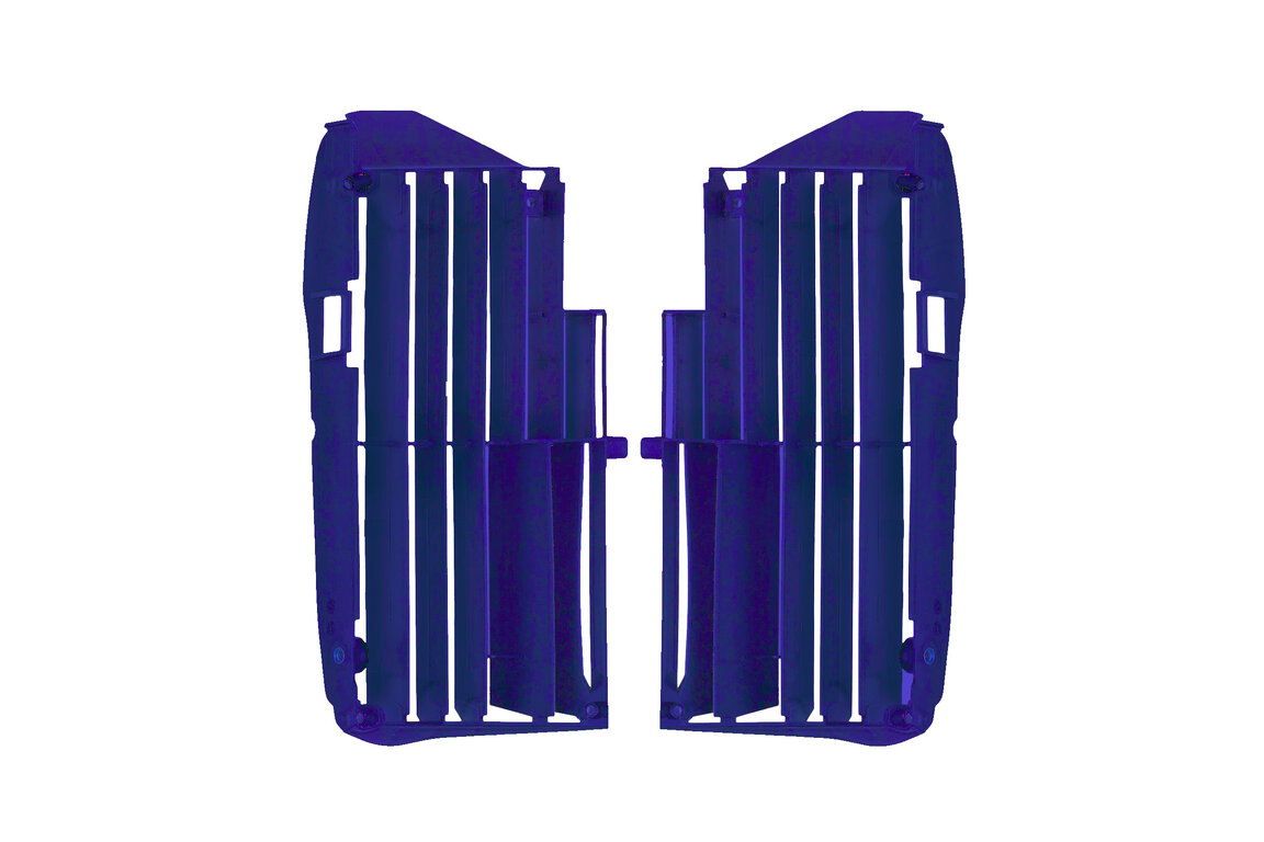 Polisport Blue Radiator Louvers for Yamaha: YZ250 (2024), YZ250F (2025-2027), YZ250FX (2025-2027), YZ450F (2023-2027), YZ450FX (2025-2027)