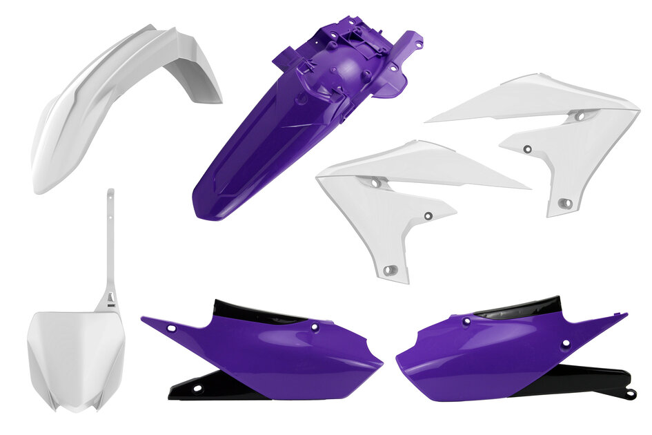 UFO Retro Color Plastic Kit fits Yamaha: YZ250F (2019-2023