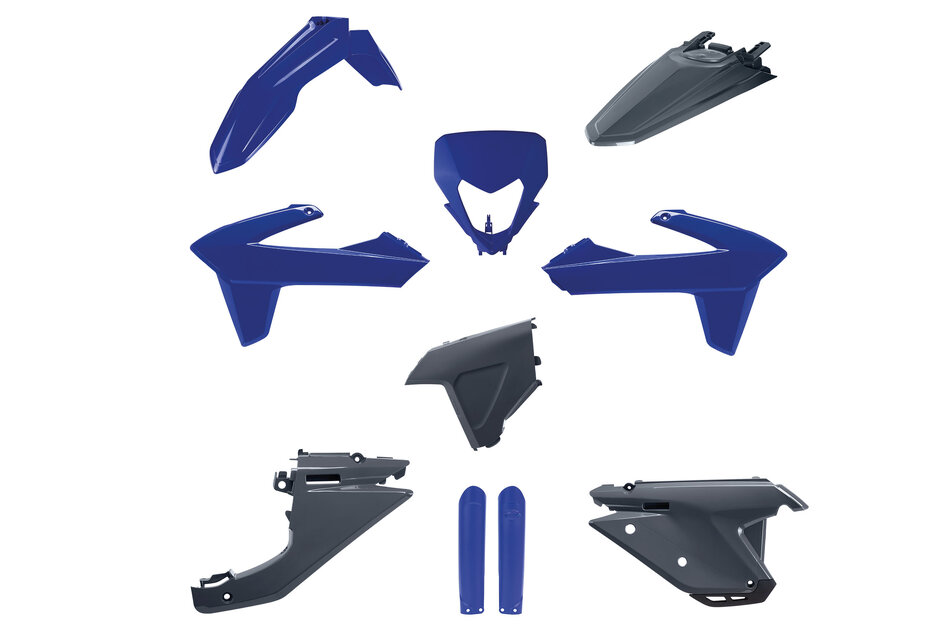 Polisport OEM 25 Color Blue/Grey Plastic Kit 25-26 SEF, SE