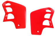 UFO Flo Tint Red 067 Radiator Shroud Set for Honda: CR500R (1989-2001)