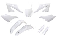 UFO White with Forks Plastic Kit for Yamaha: YZ125 (2022-2027), YZ125X (2023-2027), YZ250 (2022-2027), YZ250X (2023-2027)