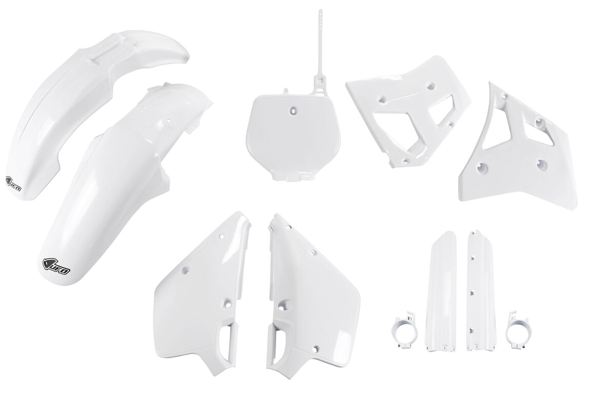 UFO White w/ Forks Plastic Kit for Yamaha: YZ250 (1992)