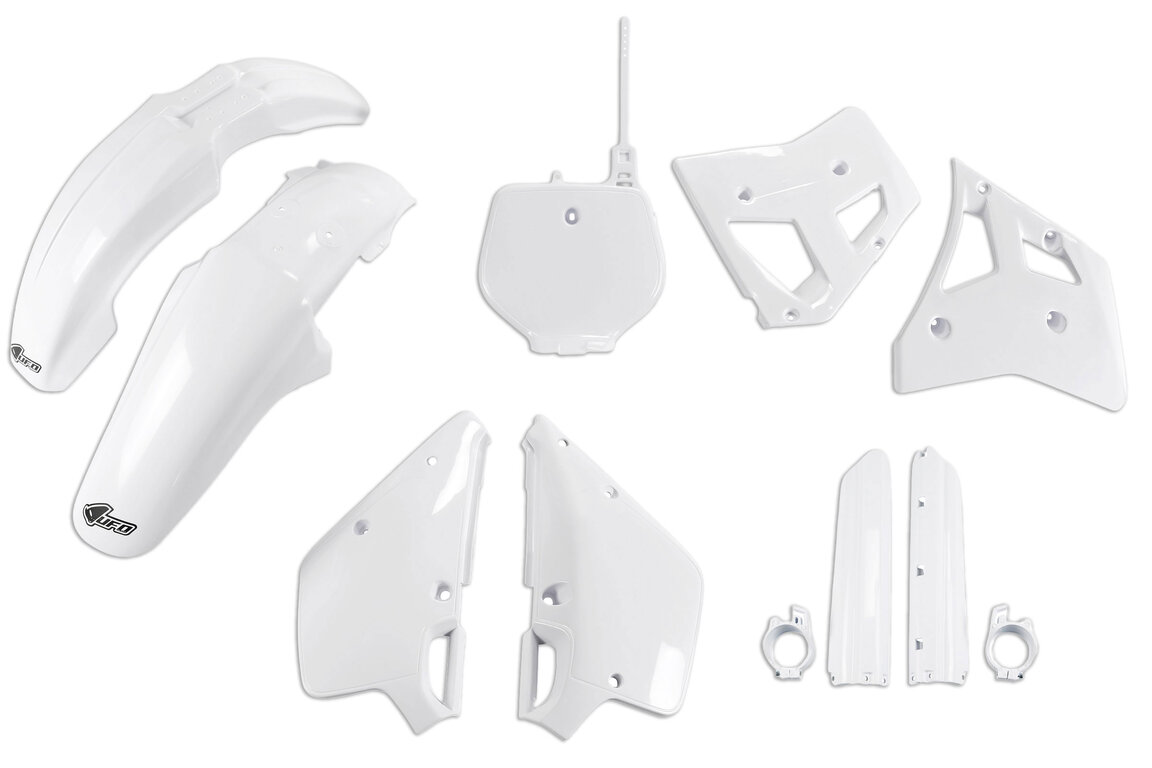 UFO White with Forks Plastic Kit for Yamaha: YZ250 (1992)