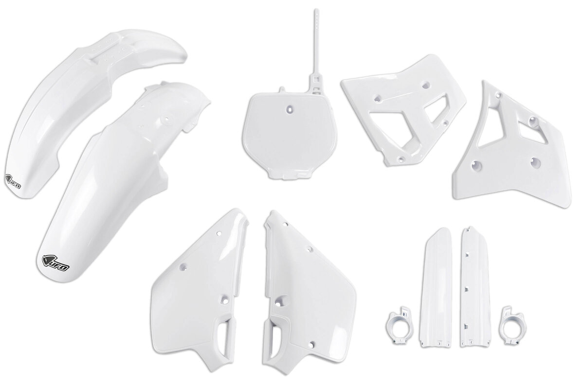 UFO White with Forks Plastic Kit fits 92 YZ250