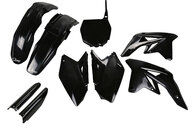 UFO Black w/ Forks Plastic Kit for Suzuki: RMZ250 (2007-2009)