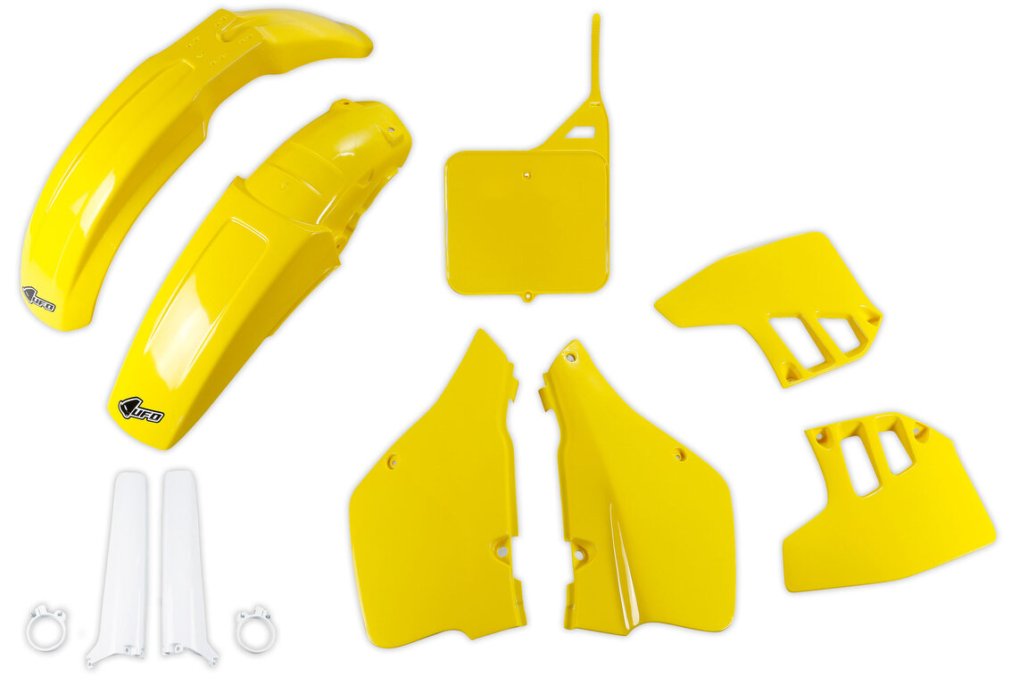 UFO Yellow with Forks Plastic Kit for Suzuki: RM250 (1992)