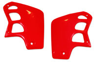 UFO Modern Red 070 Radiator Shroud Set for Honda: CR500R (1989-2001)