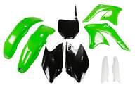 UFO OEM Color with Forks Plastic Kit for Kawasaki: KX250F (2006-2008)