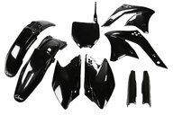 UFO Black w/ Forks Plastic Kit for Kawasaki: KX250F (2006-2008)