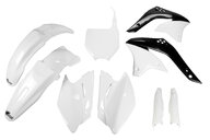 UFO White with Forks Plastic Kit for Kawasaki: KX450F (2006-2008)