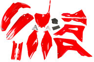 UFO Red w/ Forks Plastic Kit for Honda: CRF250R (2018-2021), CRF450R (2017-2020)