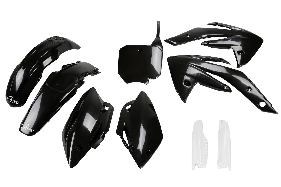 UFO Black with Forks Plastic Kit for Honda: CRF150R (2007-2026), CRF150R Expert (2007-2026)