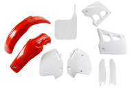 UFO OEM 91 Color / Orange Tint w/ Forks Plastic Kit for Honda: CR125R (1991-1992), CR250R (1990-1991)