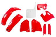 UFO OEM Color w/ Forks Plastic Kit for Honda: CR125R (1993-1994), CR250R (1992-1994)