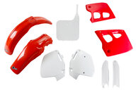 UFO OEM 90 Color / Orange Tint w/ Forks Plastic Kit for Honda: CR125R (1991-1992), CR250R (1990-1991)