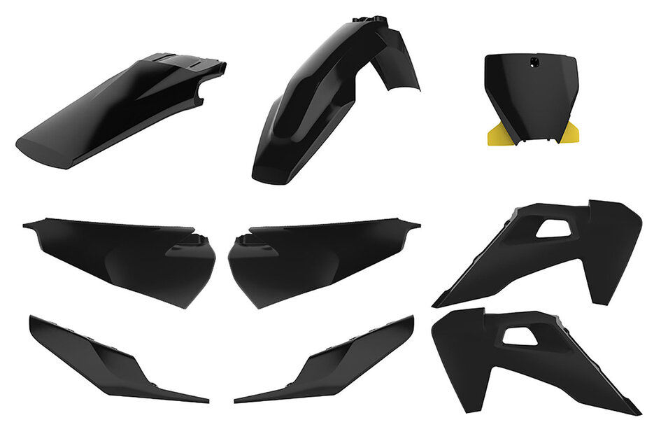 Polisport Black Plastic Kit 18-22 FC, FX, TC, TX Polisport Black Plastic Kit 18-22 FC, FX, TC, TX