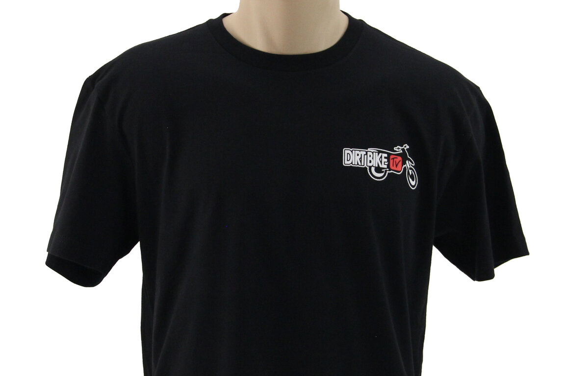 XXX Large  DirtBike TV Black T-Shirt
