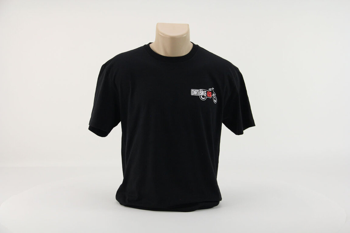 XXX Large  DirtBike TV Black T-Shirt 360 view.