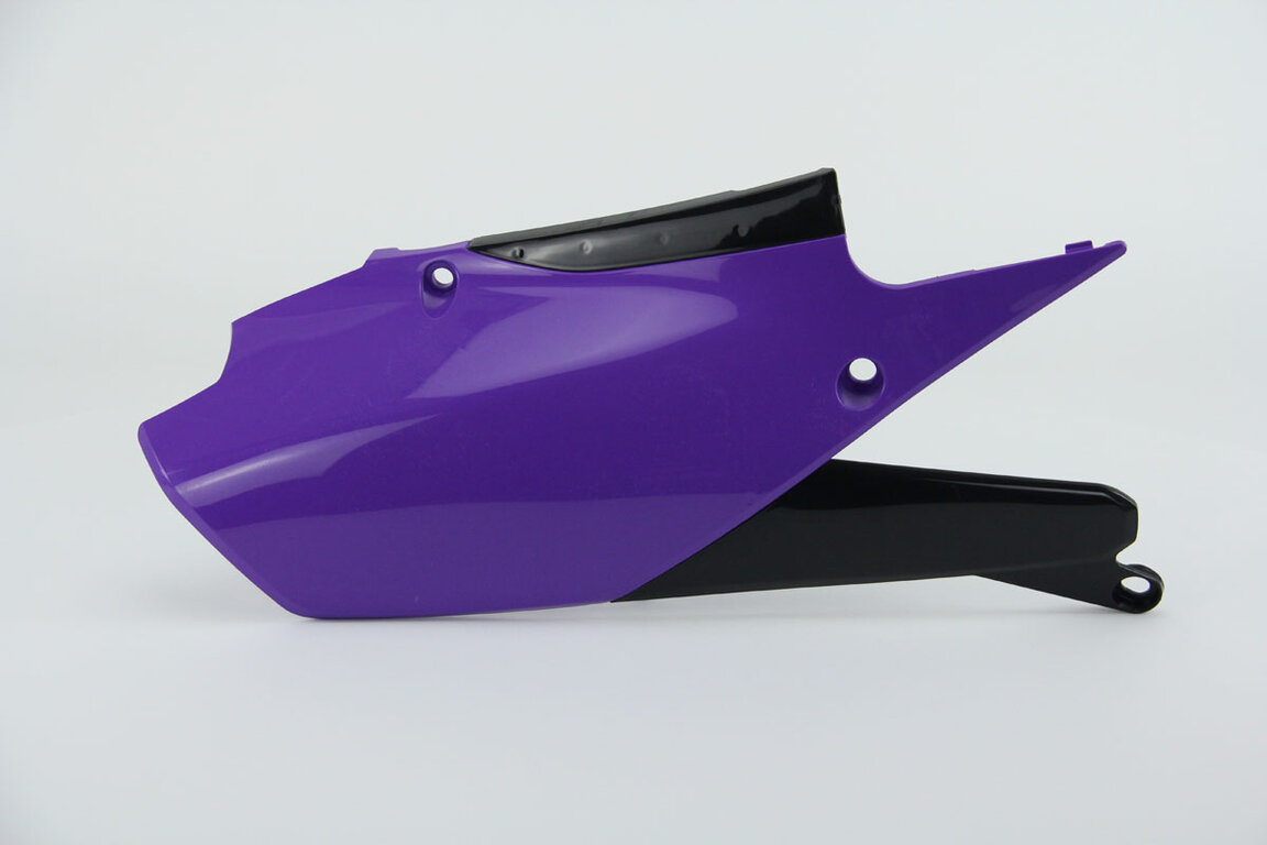 Right Side UFO Purple Side Number Plates replacement plastics for 18-24 Yamaha WRF, YZ250F, YZ250FX, YZ450F, YZ450FX dirt bikes.