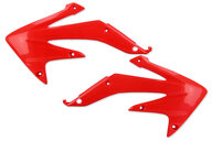 UFO Red Radiator Shroud Set for Honda: CRF450X (2008-2017)