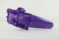 UFO Purple Rear Fender replacement plastics for 18-24 Yamaha YZ250F, YZ250FX, YZ450F, YZ450FX dirt bikes.