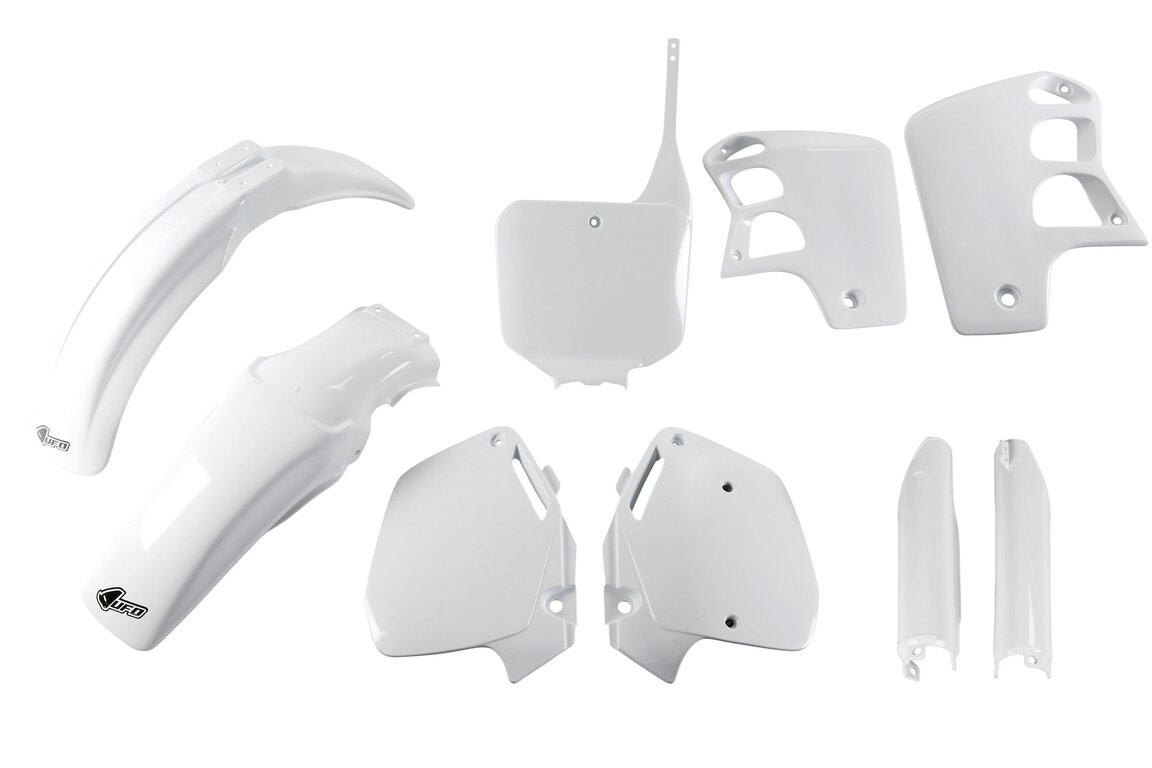 UFO White with Forks Plastic Kit for Honda: CR500R (1991-1994)