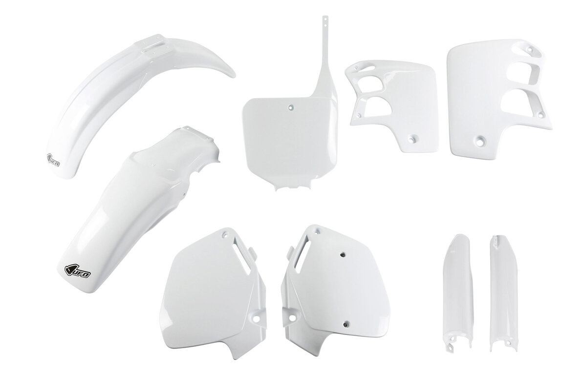 UFO White with Forks / 041 Plastic Kit for Honda: CR500R (1995-2001)